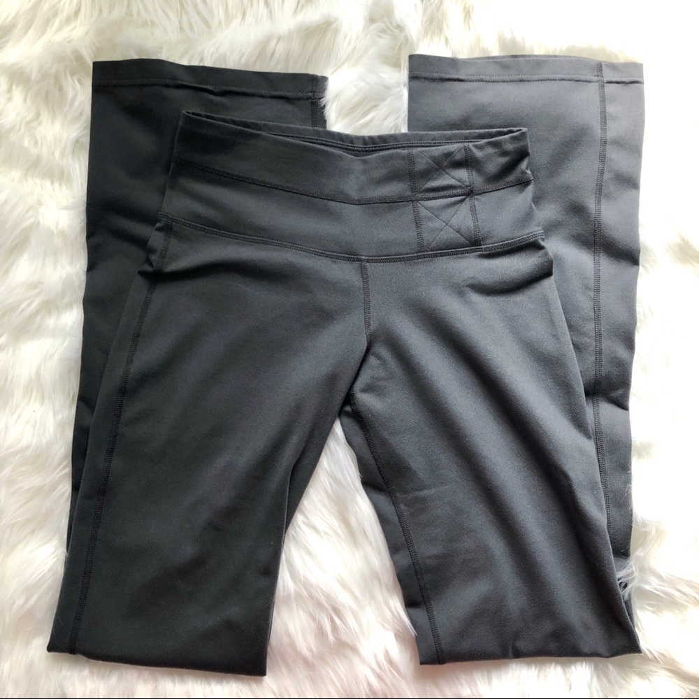 Prana Dark Grey Straight Leg Yoga Pant